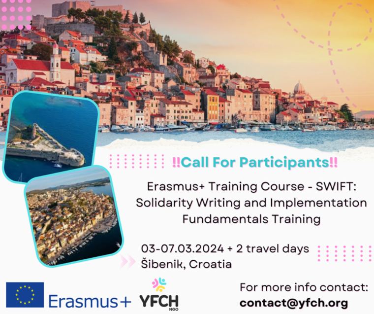 Call poster for SWIFT – Solidarity Writing and Implementation Fundamentals Training
